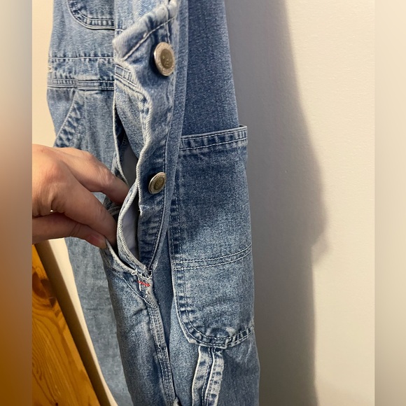IKEDA- 90's Blue Denim Overalls size large - Picture 5 of 6